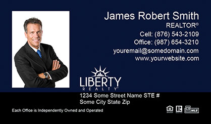 LIberty-Realty-Business-Card-Core-With-Medium-Photo-TH54-P1-L3-D3-Blue-Black