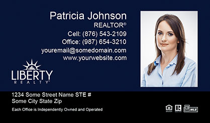 LIberty-Realty-Business-Card-Core-With-Medium-Photo-TH54-P2-L3-D3-Blue-Black