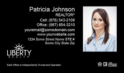 LIberty-Realty-Business-Card-Core-With-Medium-Photo-TH55-P2-L3-D3-Black