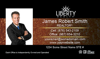 LIberty-Realty-Business-Card-Core-With-Medium-Photo-TH60-P1-L3-D3-Black-Others