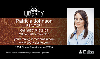 LIberty-Realty-Business-Card-Core-With-Medium-Photo-TH60-P2-L3-D3-Black-Others