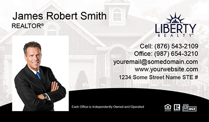 LIberty-Realty-Business-Card-Core-With-Medium-Photo-TH61-P1-L1-D3-Black-White-Others