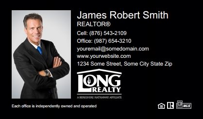 Long Realty Business Cards LRC-BC-001
