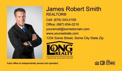 Long Realty Business Cards LRC-BC-002