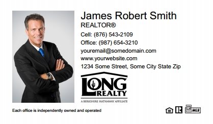 Long Realty Business Cards LRC-BC-003