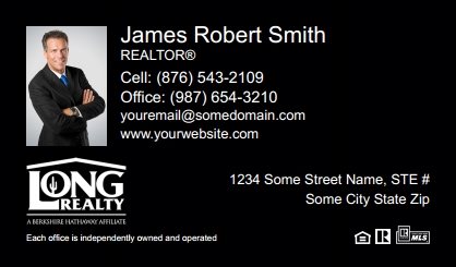 Long-Realty-Business-Card-Compact-With-Small-Photo-TH22B-P1-L3-D3-Black