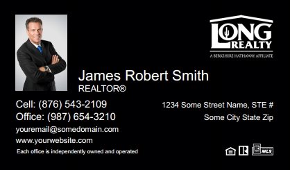 Long-Realty-Business-Card-Compact-With-Small-Photo-TH27B-P1-L3-D3-Black