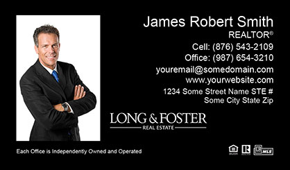 Long-and-Foster-Business-Card-Core-With-Full-Photo-TH55-P1-L3-D3-Black