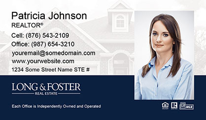 Long-and-Foster-Business-Card-Core-With-Full-Photo-TH68-P2-L3-D3-Blue-White-Others