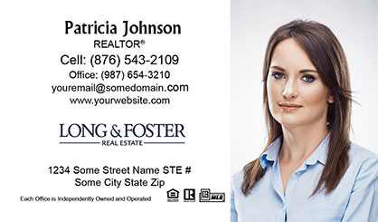 Long-and-Foster-Business-Card-Core-With-Full-Photo-TH71-P2-L1-D1-White