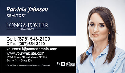 Long-and-Foster-Business-Card-Core-With-Full-Photo-TH79-P2-L3-D3-Black-Blue-White