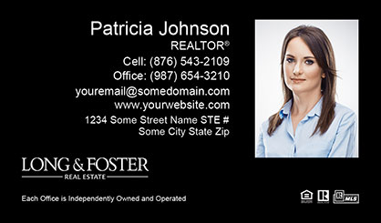 Long-and-Foster-Business-Card-Core-With-Medium-Photo-TH55-P2-L3-D3-Black
