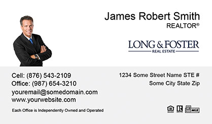 Long-and-Foster-Business-Card-Core-With-Small-Photo-TH51-P1-L1-D1-White-Others