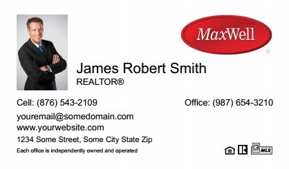 Maxwel-Realty-Canada-Business-Card-Compact-With-Small-Photo-T2-TH20W-P1-L1-D1-White