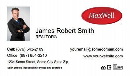 Maxwel-Realty-Canada-Business-Card-Compact-With-Small-Photo-T2-TH23W-P1-L1-D1-White