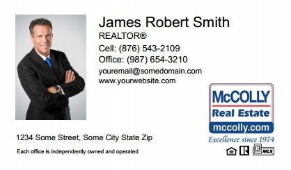 McColly Real Estate Business Card Labels MRE-BCL-002