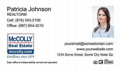 McColly Real Estate Business Card Labels MRE-BCL-006