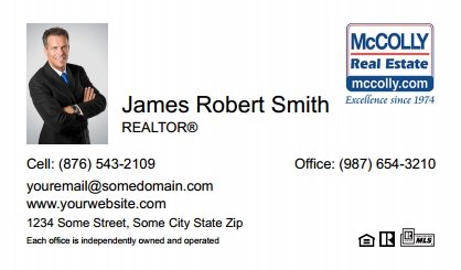 McColly Real Estate Business Card Labels MRE-BCL-008