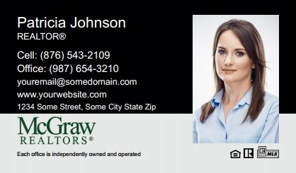 McGraw Realtors Business Card Magnets MGR-BCM-003