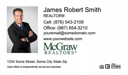 McGraw-Realtors-Business-Card-Compact-With-Medium-Photo-T1-TH08W-P1-L1-D1-White