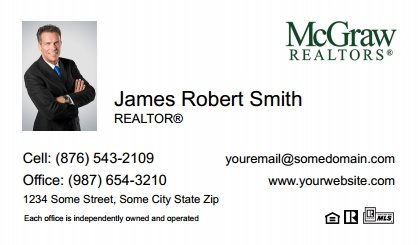 McGraw-Realtors-Business-Card-Compact-With-Small-Photo-T1-TH23W-P1-L1-D1-White