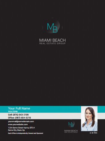 Miami Beach Real Estate Presentation Folder MB-PF-011