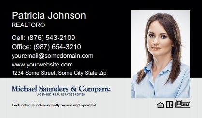 Michael Saunders Business Card Magnets MSC-BCM-003