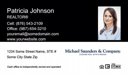 Michael-Saunders-Business-Card-Compact-With-Small-Photo-T6-TH22BW-P2-L1-D1-Black-White