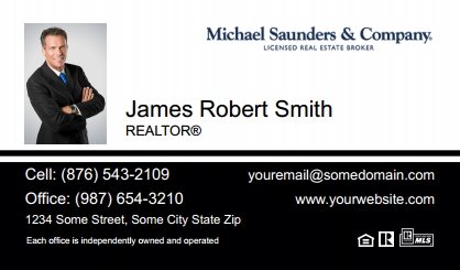 Michael-Saunders-Business-Card-Compact-With-Small-Photo-T6-TH23BW-P1-L1-D3-Black-White