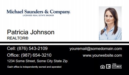 Michael-Saunders-Business-Card-Compact-With-Small-Photo-T6-TH24BW-P2-L1-D3-Black-White