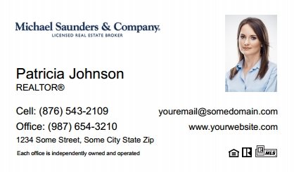 Michael-Saunders-Business-Card-Compact-With-Small-Photo-T6-TH24W-P2-L1-D1-White