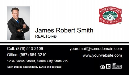 Northwood-Realty-Business-Card-Compact-With-Small-Photo-T3-TH23BW-P1-L1-D3-Black-White