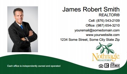 Nothnagle-Realtors-Business-Card-Compact-With-Medium-Photo-TH08C-P1-L1-D1-Green-White