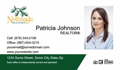 Nothnagle-Realtors-Business-Card-Compact-With-Medium-Photo-TH09C-P2-L1-D1-Green-White