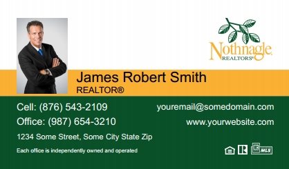 Nothnagle-Realtors-Business-Card-Compact-With-Small-Photo-TH20C-P1-L1-D3-Green-White