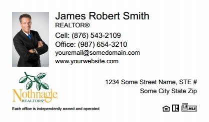 Nothnagle-Realtors-Business-Card-Compact-With-Small-Photo-TH22W-P1-L1-D1-White