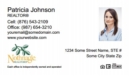 Nothnagle-Realtors-Business-Card-Compact-With-Small-Photo-TH23W-P2-L1-D1-White