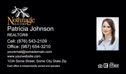 Nothnagle-Realtors-Business-Card-Compact-With-Small-Photo-TH24B-P2-L3-D3-Black