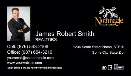 Nothnagle-Realtors-Business-Card-Compact-With-Small-Photo-TH27B-P1-L3-D3-Black