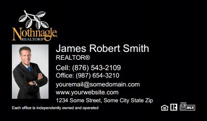 Nothnagle-Realtors-Business-Card-Compact-With-Small-Photo-TH28B-P1-L3-D3-Black