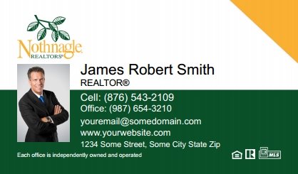 Nothnagle-Realtors-Business-Card-Compact-With-Small-Photo-TH28C-P1-L1-D3-Green-White