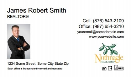 Nothnagle-Realtors-Business-Card-Compact-With-Small-Photo-TH29W-P1-L1-D1-White