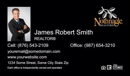 Nothnagle-Realtors-Business-Card-Compact-With-Small-Photo-TH30B-P1-L3-D3-Black
