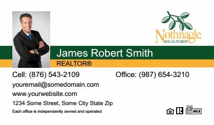 Nothnagle-Realtors-Business-Card-Compact-With-Small-Photo-TH30C-P1-L1-D1-Green-White