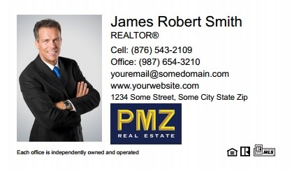 Pmz Real Estate Business Cards PMZ-BC-001