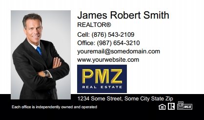 Pmz Real Estate Business Cards PMZ-BC-005