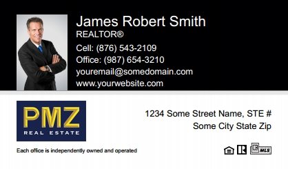 Pmz-Real-Estate-Business-Card-Compact-With-Small-Photo-T2-TH17BW-P1-L1-D1-Black-White-Others