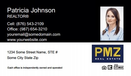 Pmz-Real-Estate-Business-Card-Compact-With-Small-Photo-T2-TH22BW-P2-L1-D1-Black-White