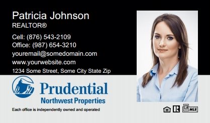 Prudential-Real-Estate-Canada-Business-Card-Compact-With-Full-Photo-T2-TH03BW-P2-L1-D1-Black-Others