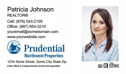 Prudential Real Estate Canada Business Card Labels PRUC-BCL-008